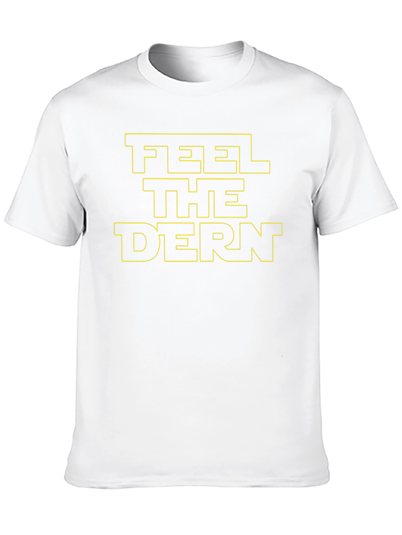 Black Feel the Dern T-Shirt - Sci-Fi Inspired Graphic Tee view 10