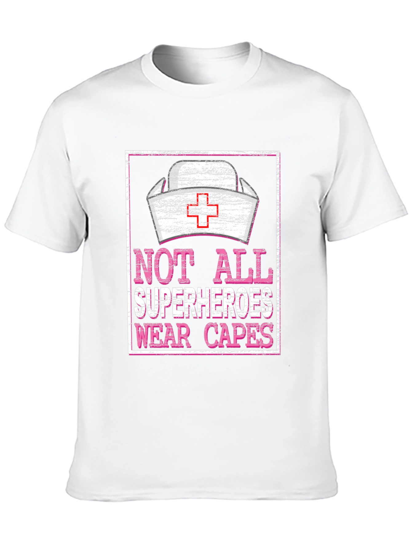 Black Nurse Superhero T-Shirt - Medical Professional Appreciation Tee view 10
