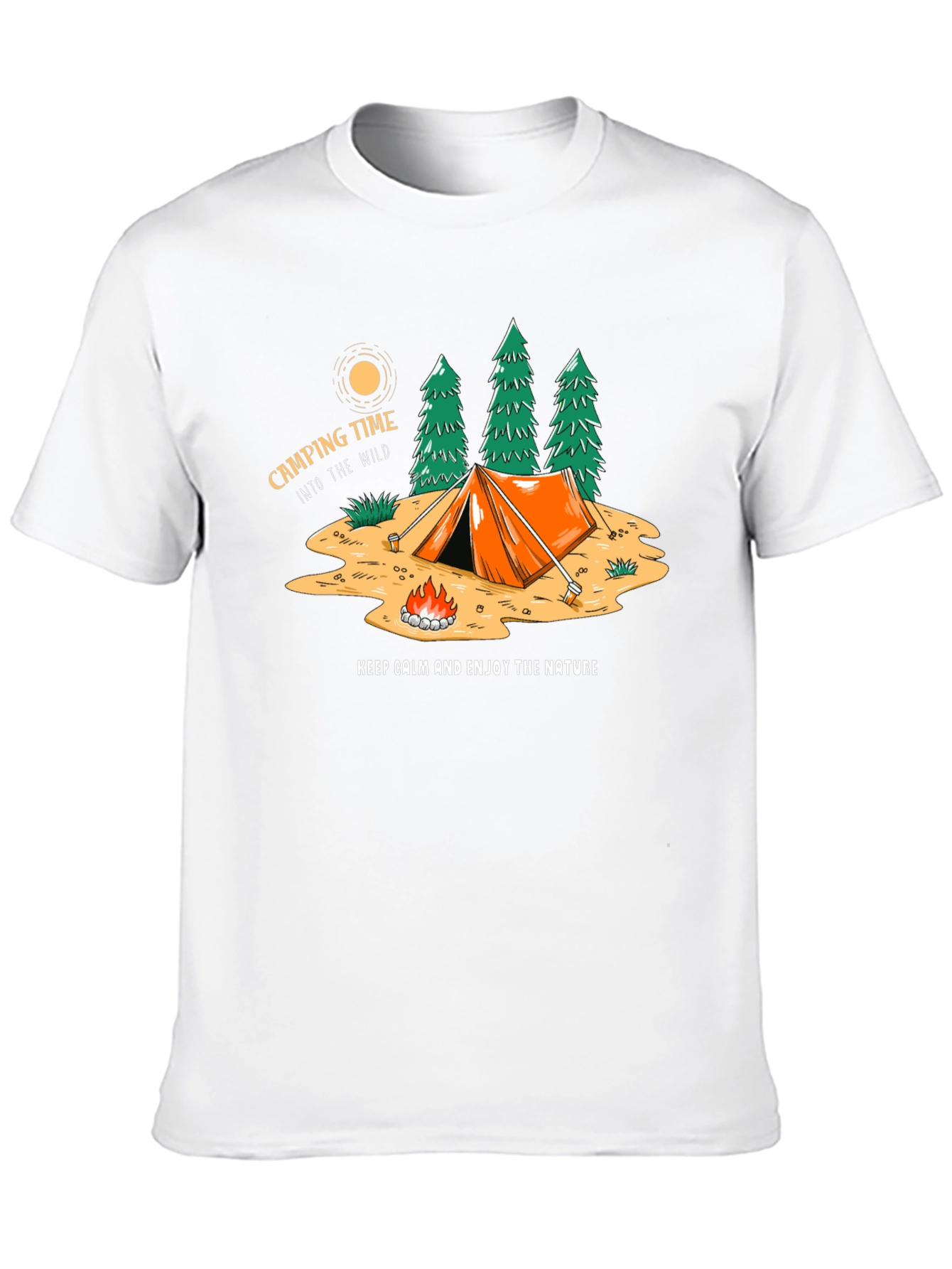 Black Camping Time Graphic Tee - Into the Wild view 10