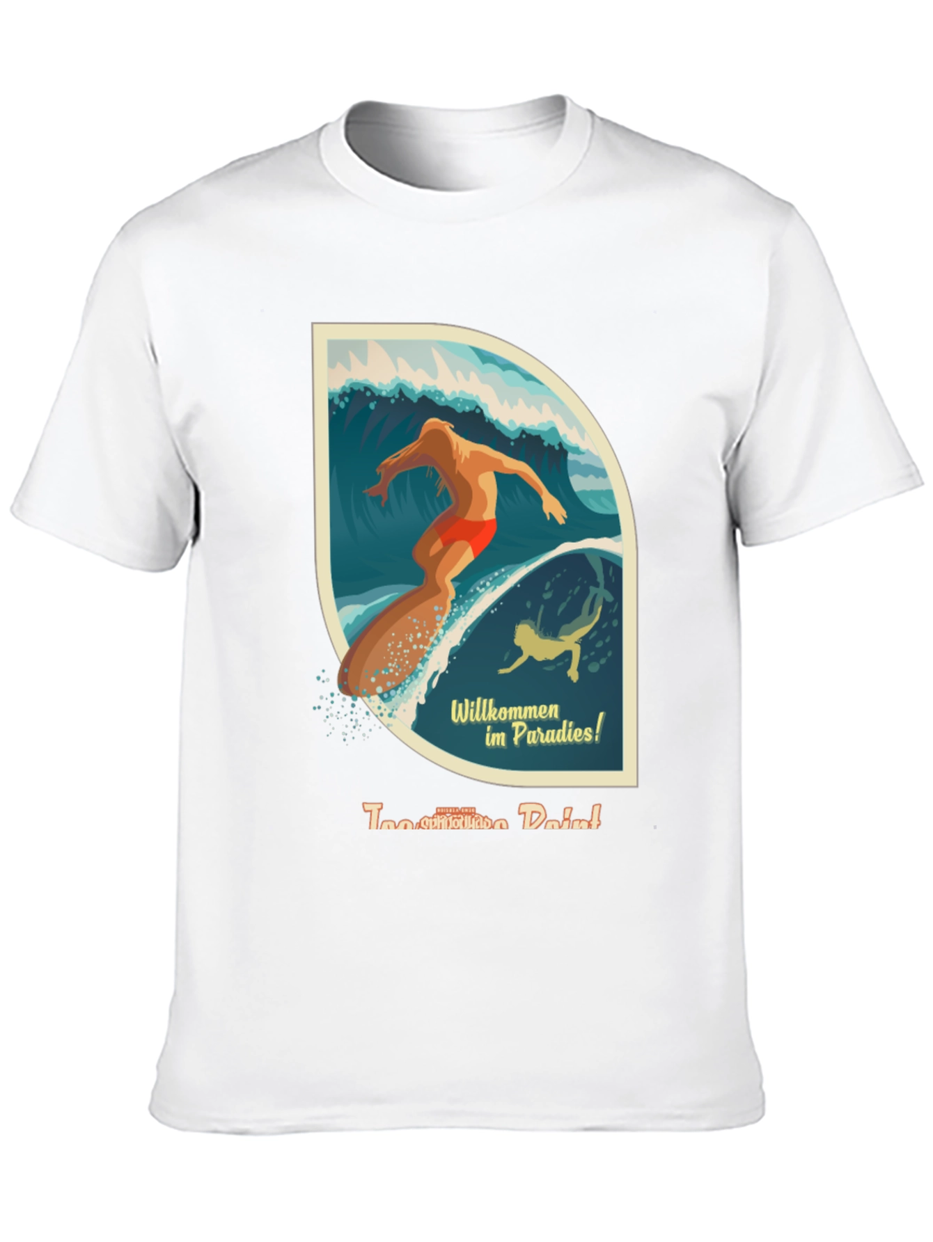 Surfer Paradise Graphic T-Shirt - Cool Vintage Style - 10