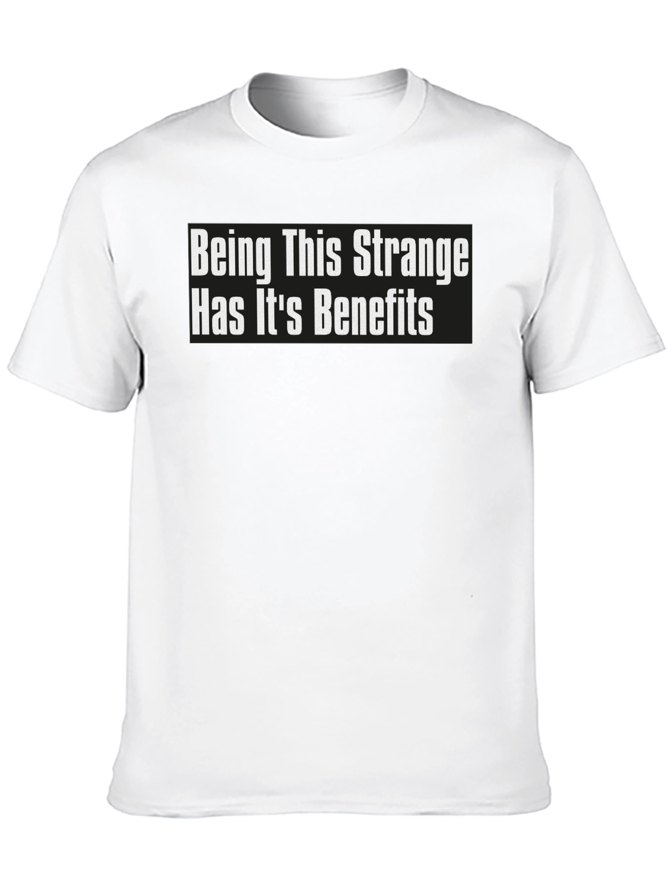 Black Being This Strange Benefits T-Shirt view 10