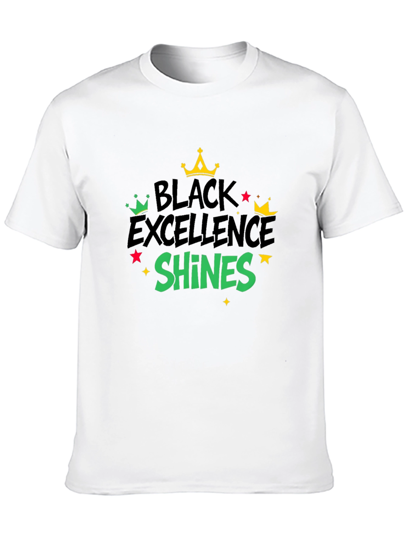 Black Black Excellence Shines Graphic Tee view 10