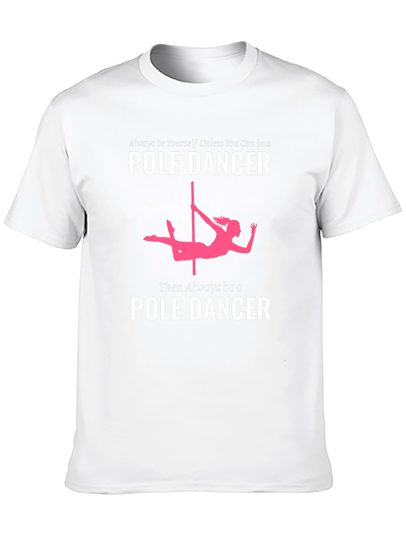 Black Pole Dancer Graphic T-Shirt - Novelty Tee view 10