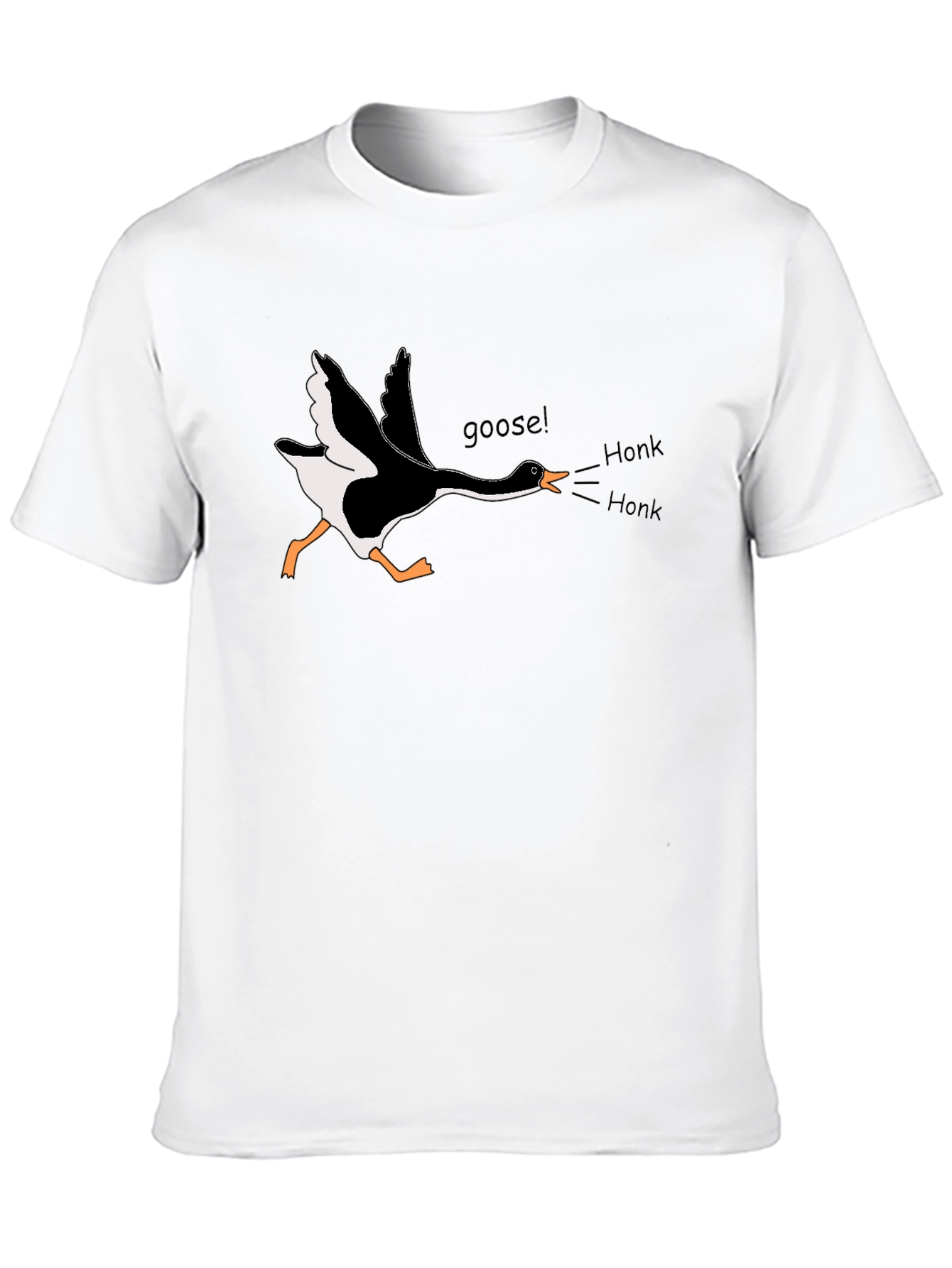 Black Honk! Goose Graphic Tee - Unisex Comfort view 10