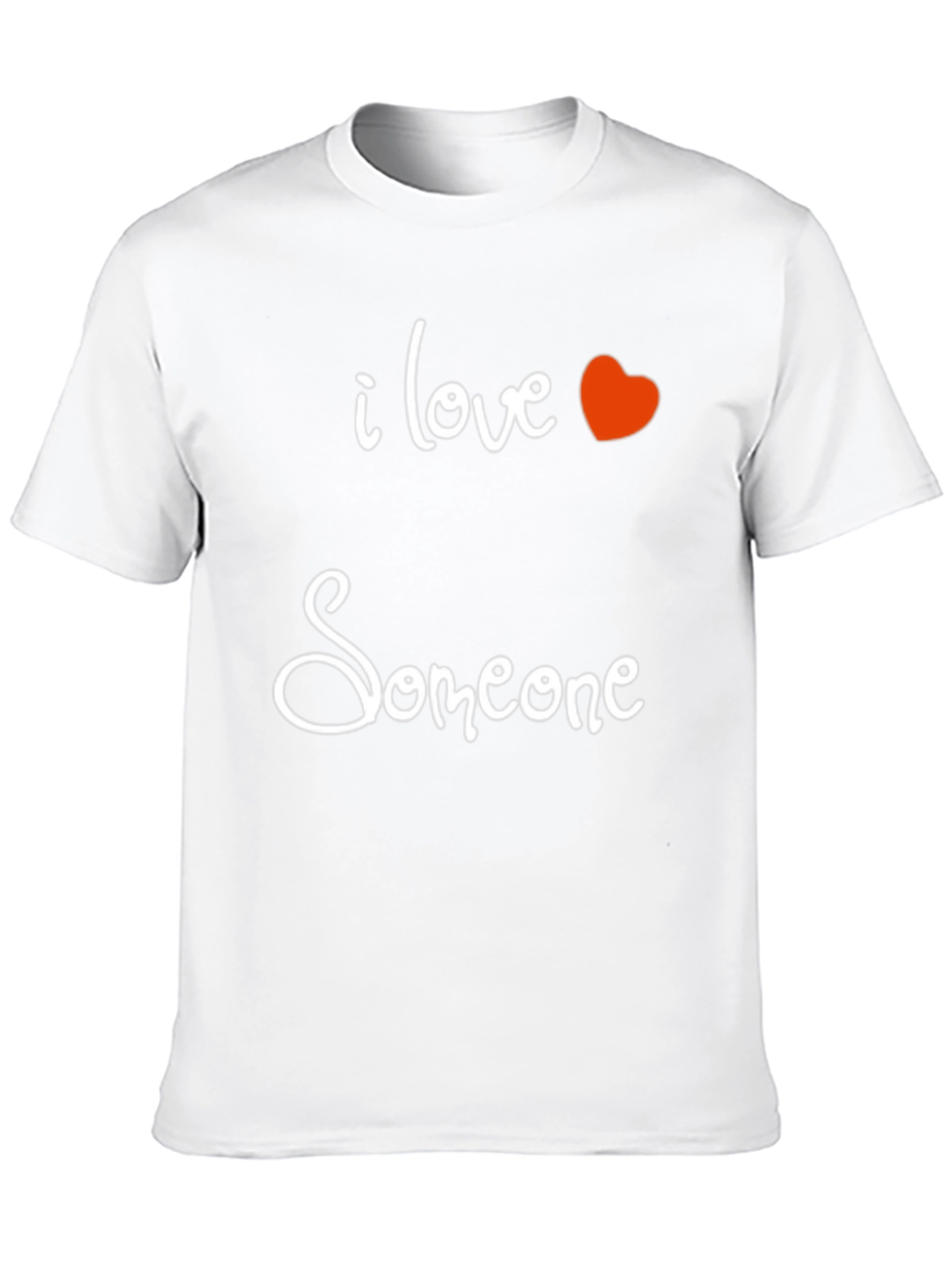 Black I Love Someone Graphic Tee - Soft & Stylish view 10