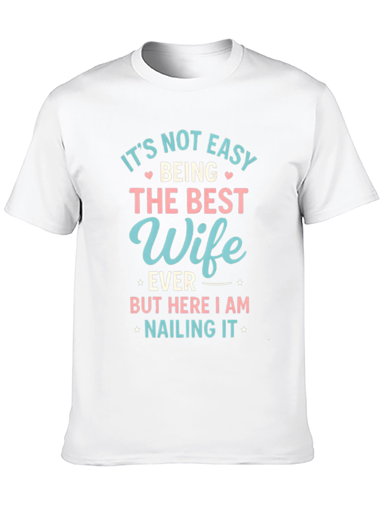 Black Best Wife Ever T-Shirt - Cute Novelty Tee view 10