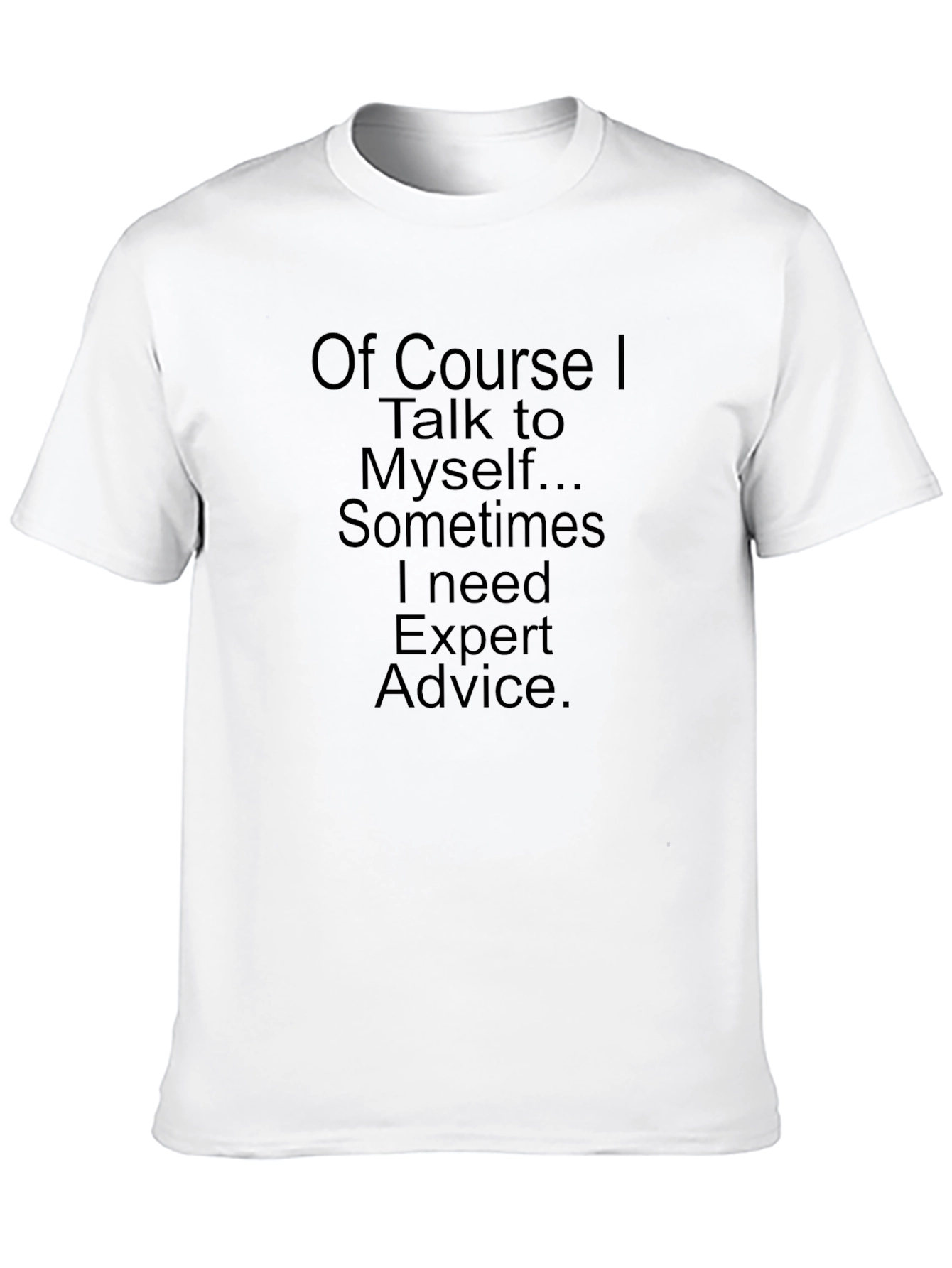 Black Funny Expert Advice T-Shirt view 10