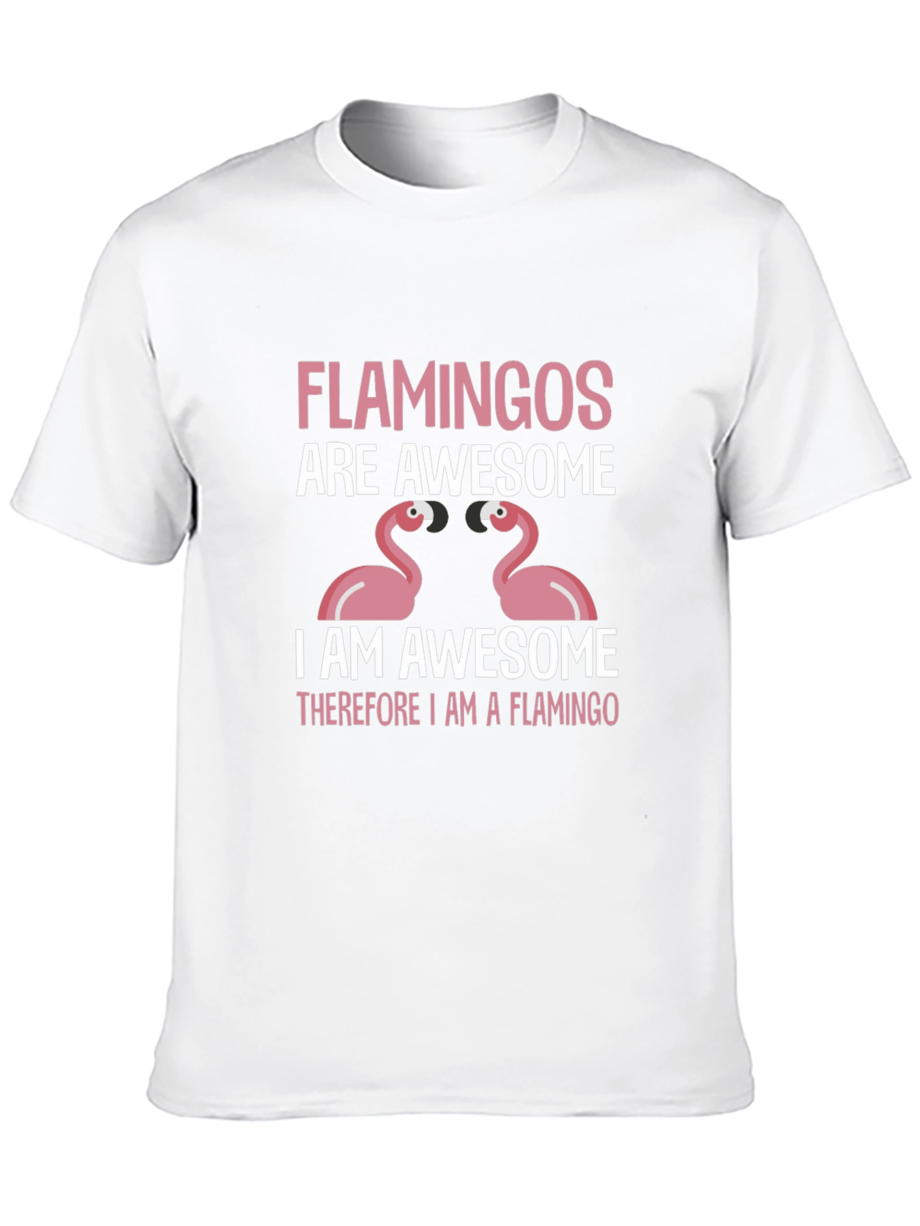 Black Flamingos Are Awesome Graphic Tee view 10