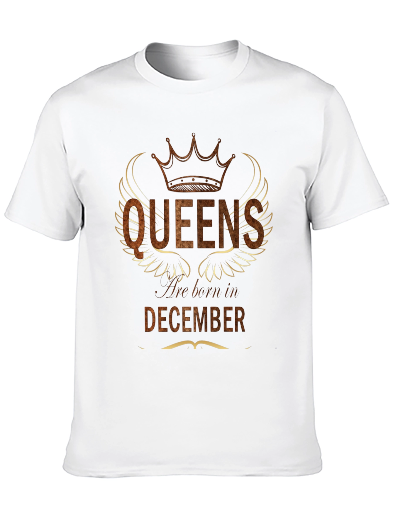 Black Queens Born in December Graphic Tee view 10