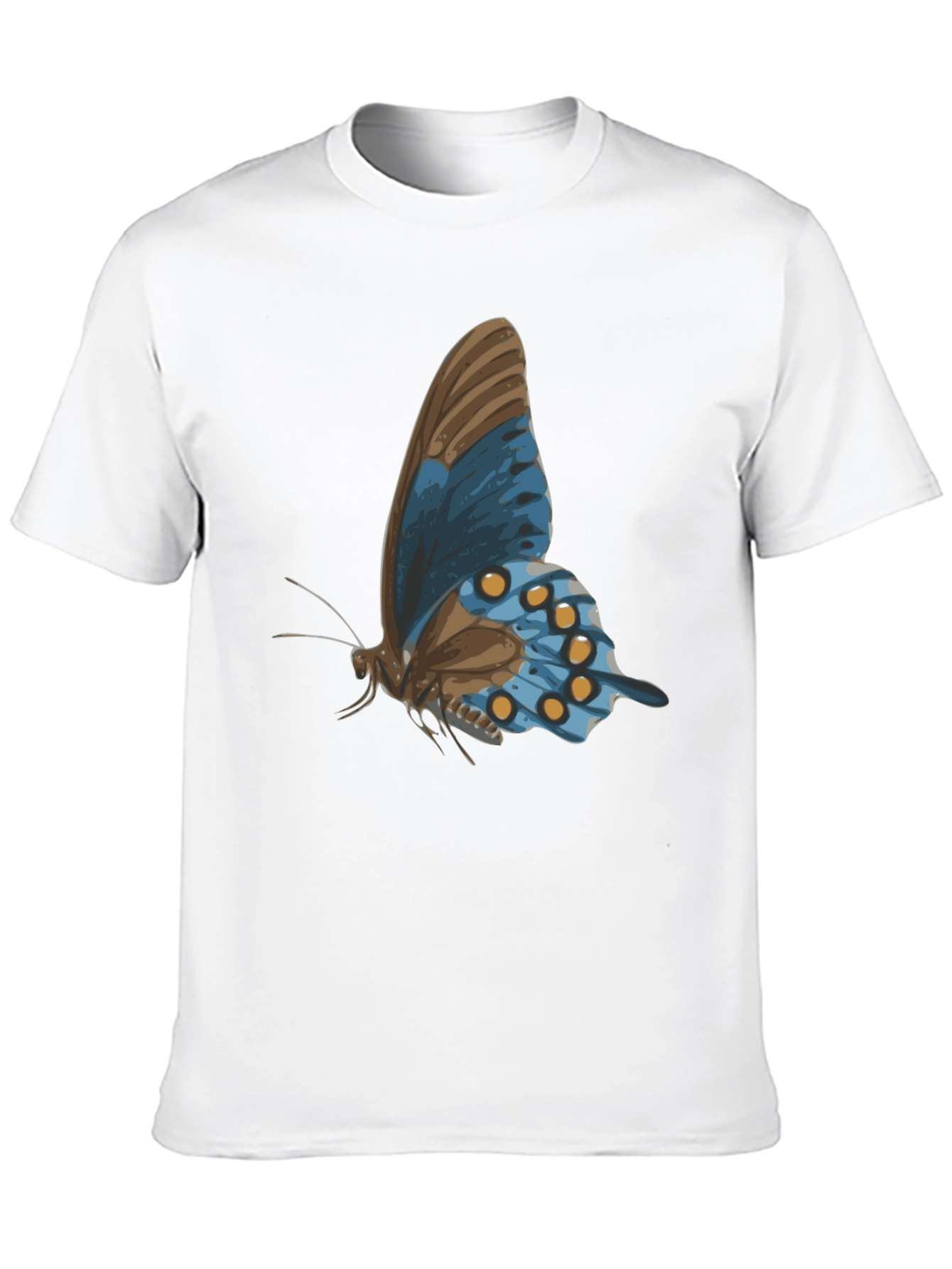 Black Butterfly Graphic Tee - Stylish Men's Black T-Shirt view 10