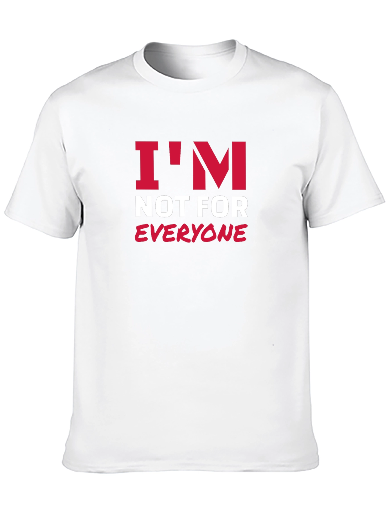 Black I'm Not For Everyone Graphic Tee view 10