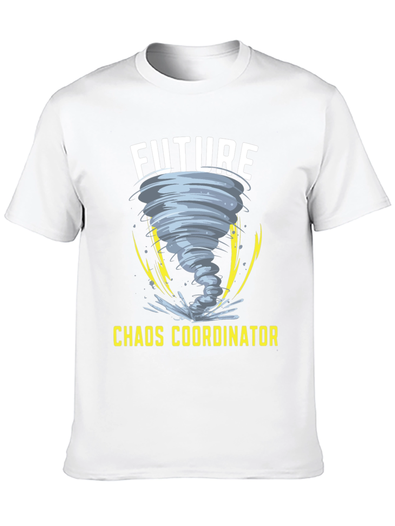 Black Future Chaos Coordinator Graphic T-Shirt view 10