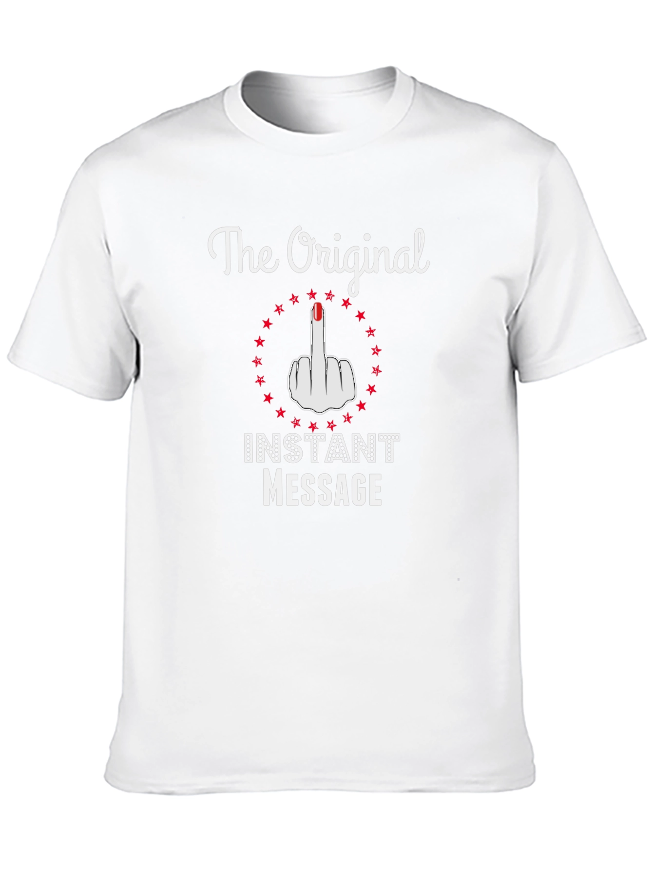 Black Original Instant Message T-Shirt view 10