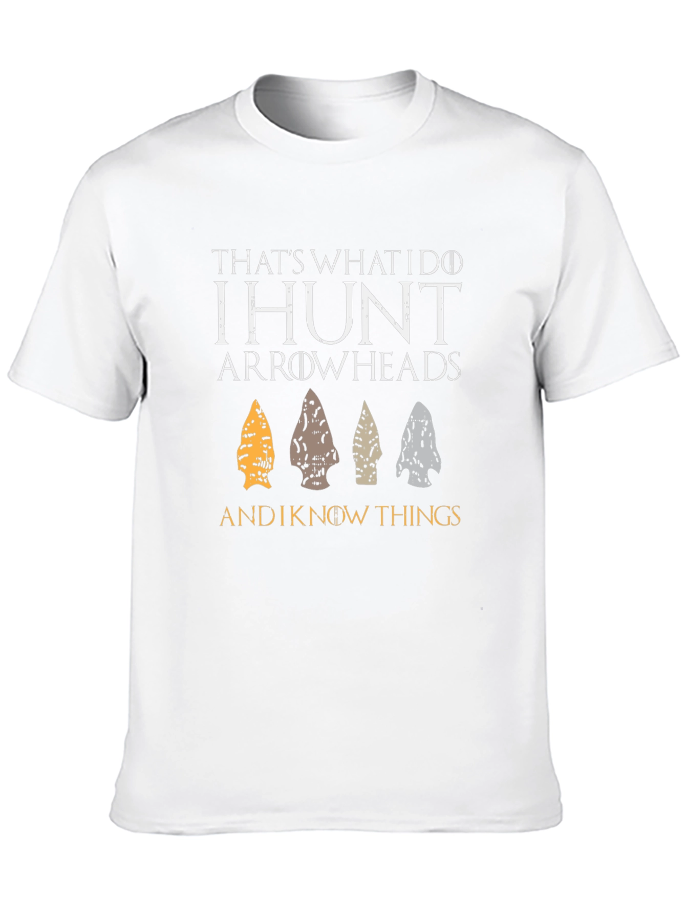 Black I Hunt Arrowheads T-Shirt view 10