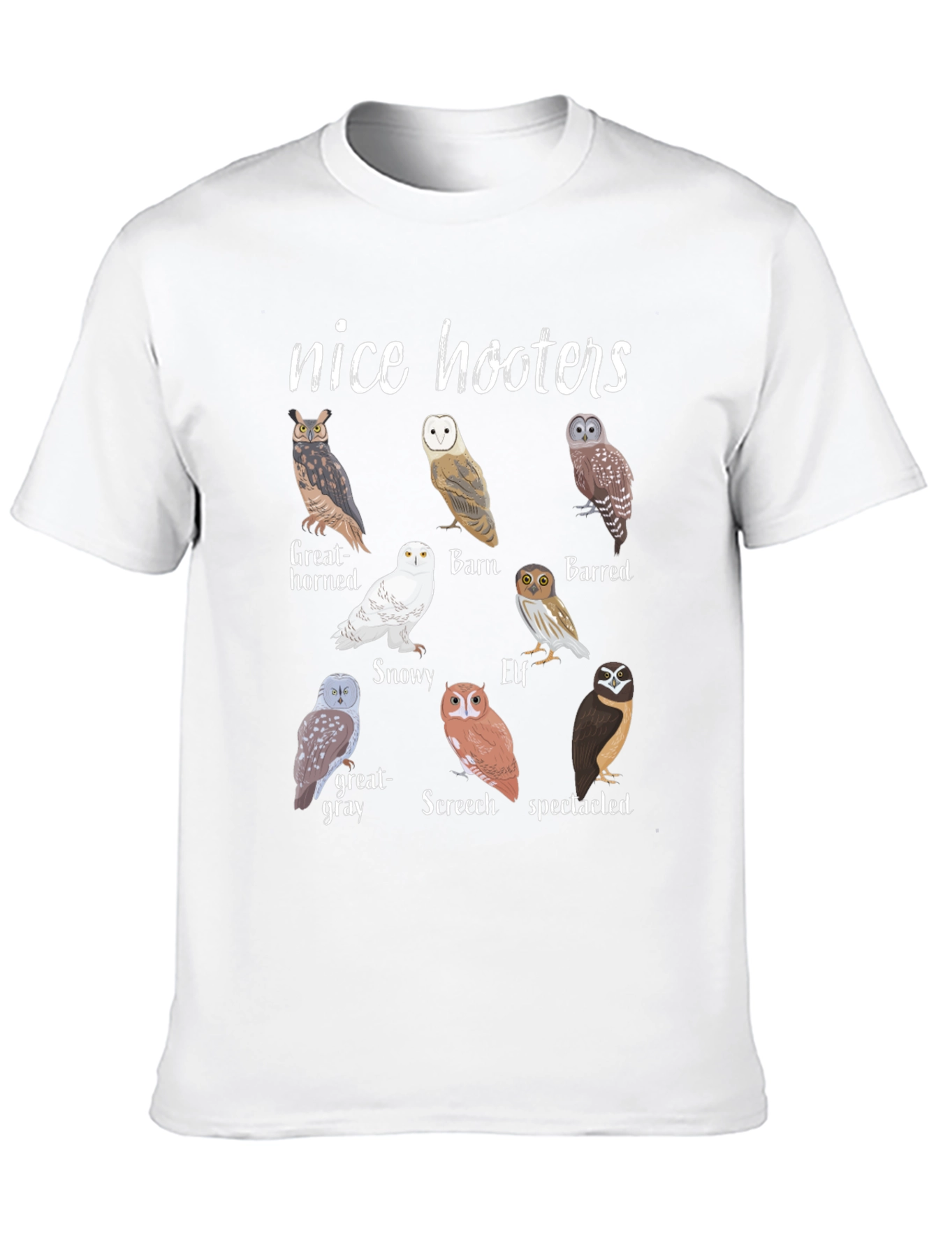Black Nice Hooters Owl Graphic Tee view 10
