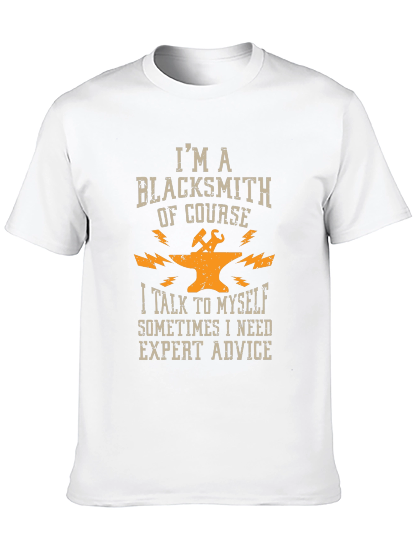 Black Blacksmith Humor T-Shirt view 10