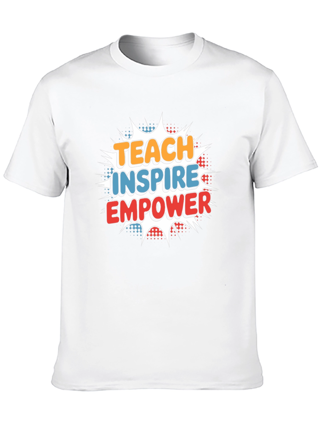 Black Teach Inspire Empower Graphic T-Shirt view 10