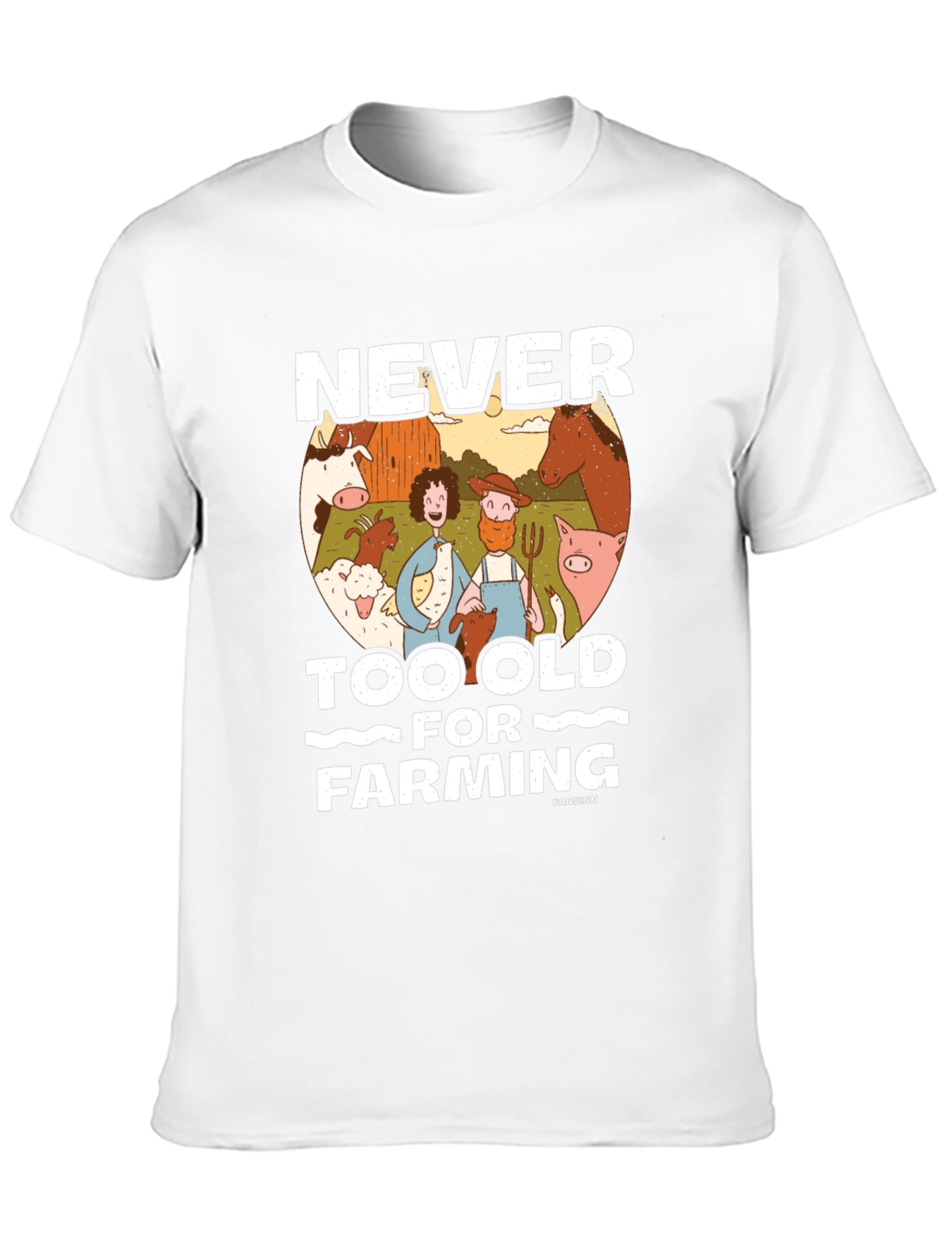 Black Never Too Old For Farming Black Graphic Tee view 10