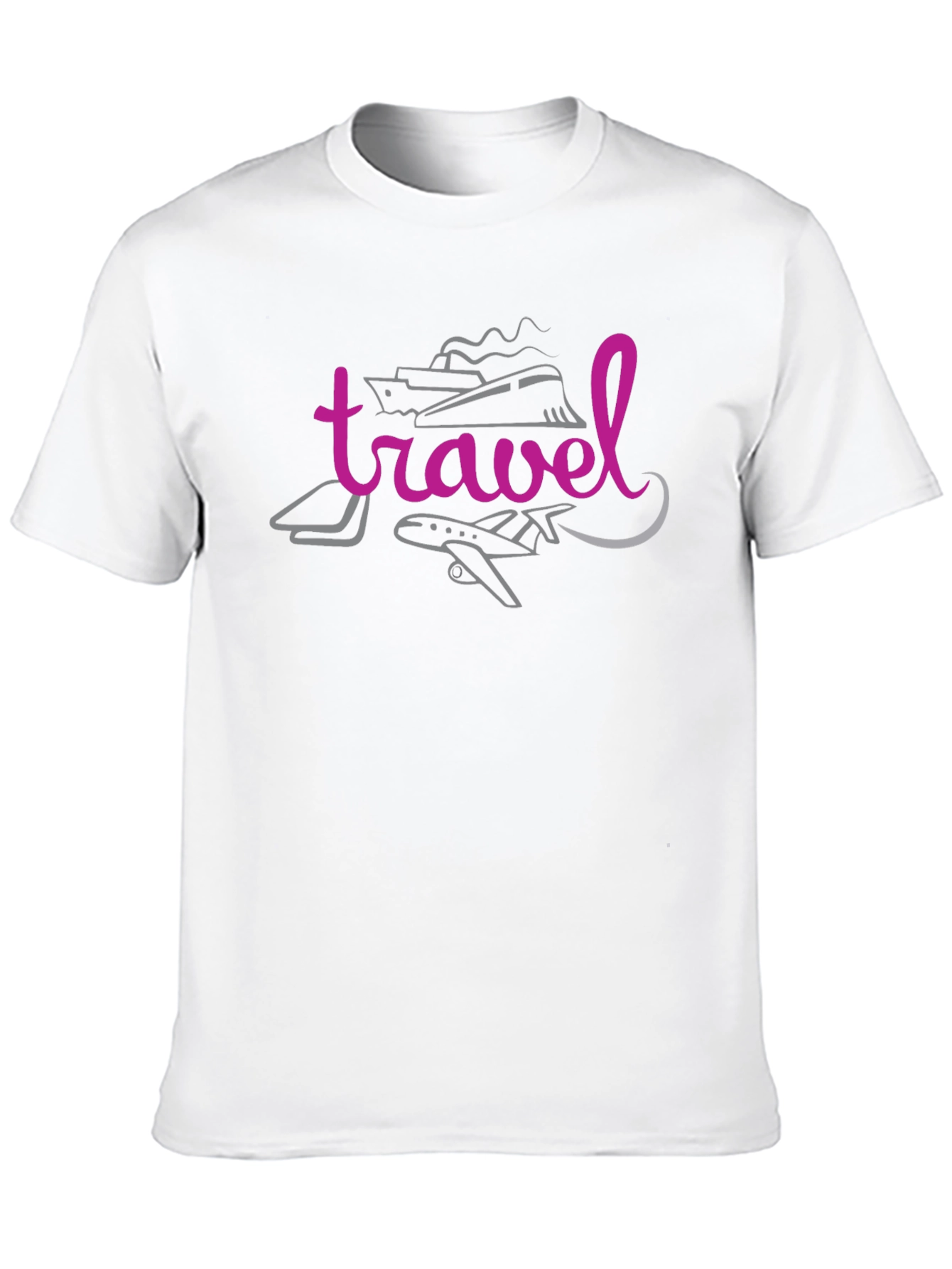 Black Travel Graphic Black T-Shirt view 10
