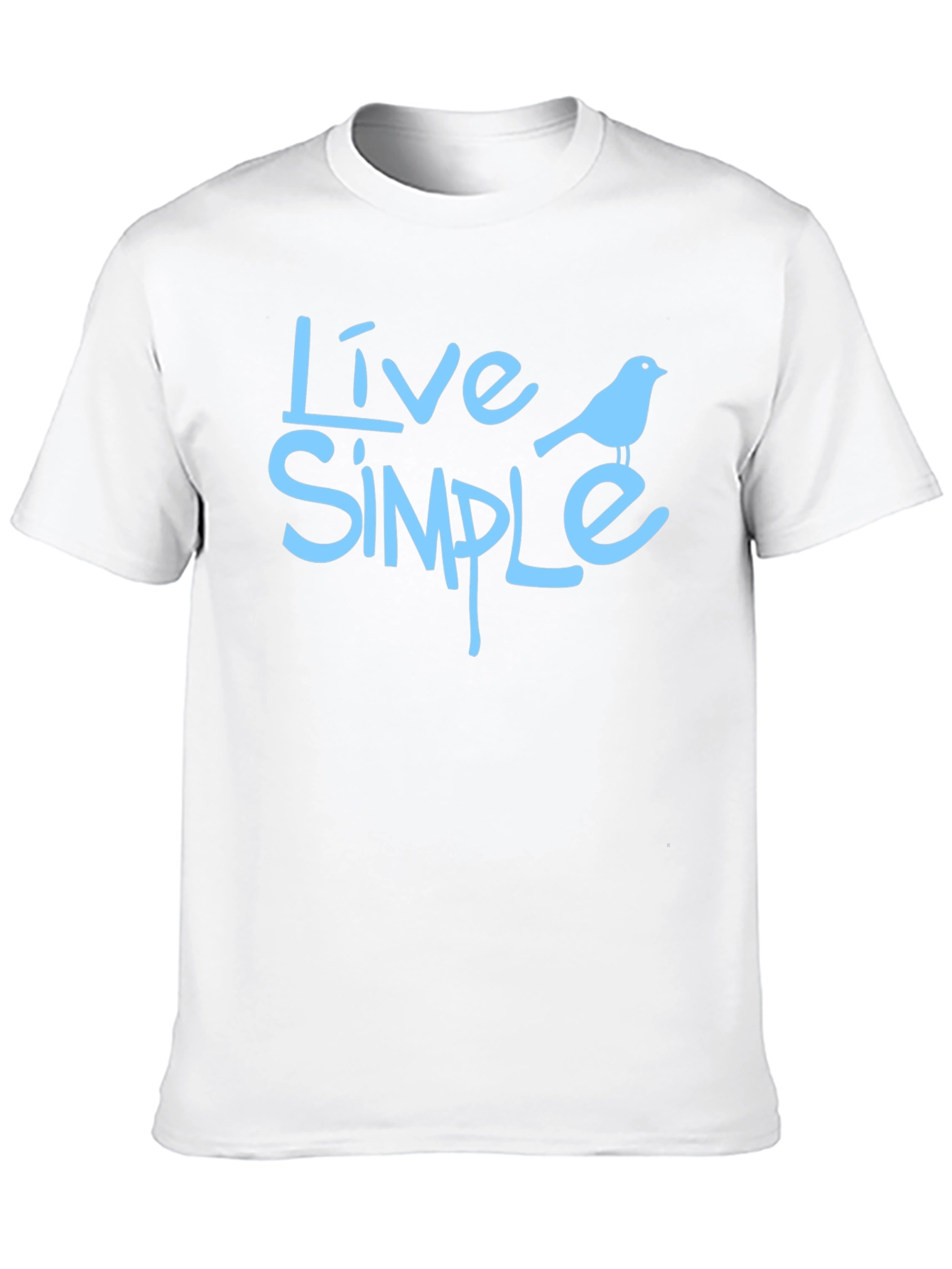 Black Live Simple Bird Graphic Black T-Shirt view 10
