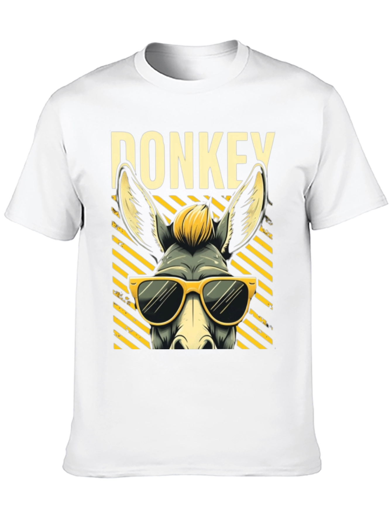 Black Cool Donkey T-Shirt - Fun Graphic Tee view 10