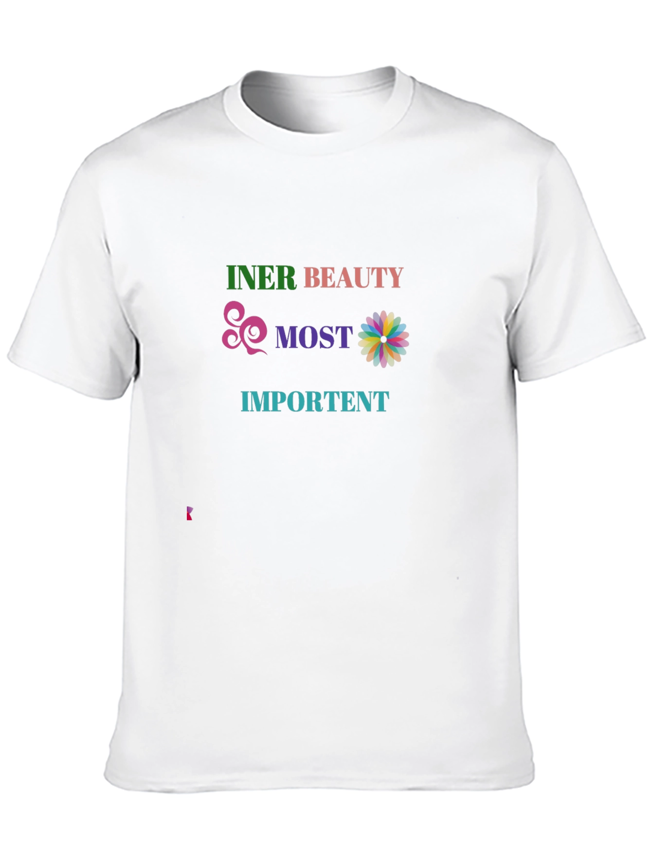 Black Inner Beauty T-Shirt - Colorful Design view 10