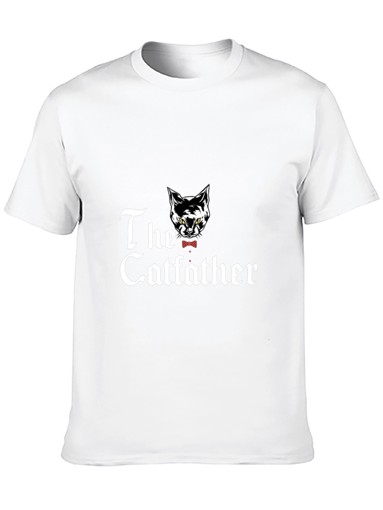 Black The Catfather T-Shirt -  Men's Black Tee view 10