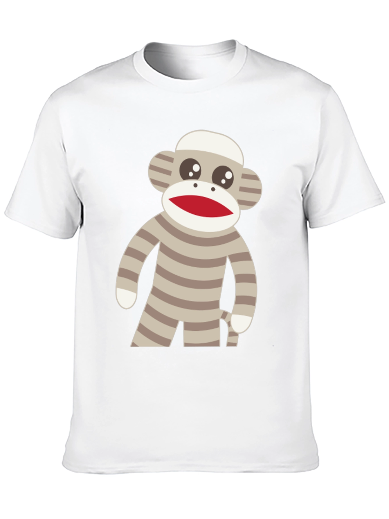 Black Sock Monkey Graphic Tee - Fun & Quirky Design view 10