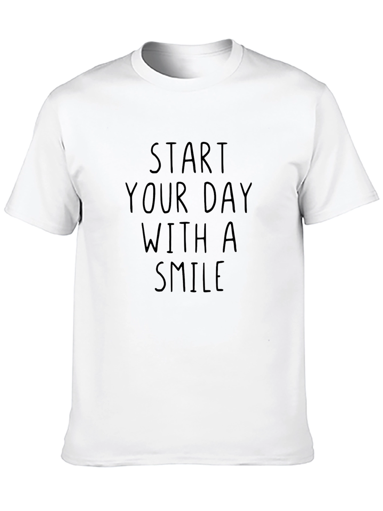 Black Start Your Day With a Smile Black Tee view 10