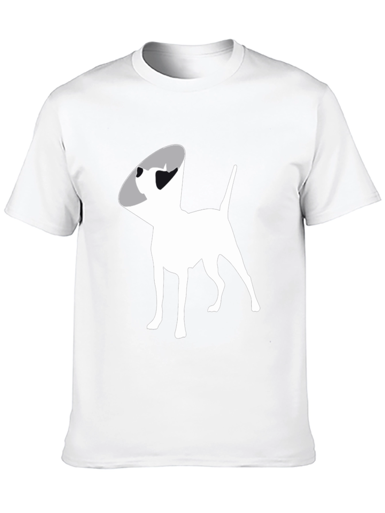 Black Dog Cone Graphic Tee - Black Cotton Comfort view 10