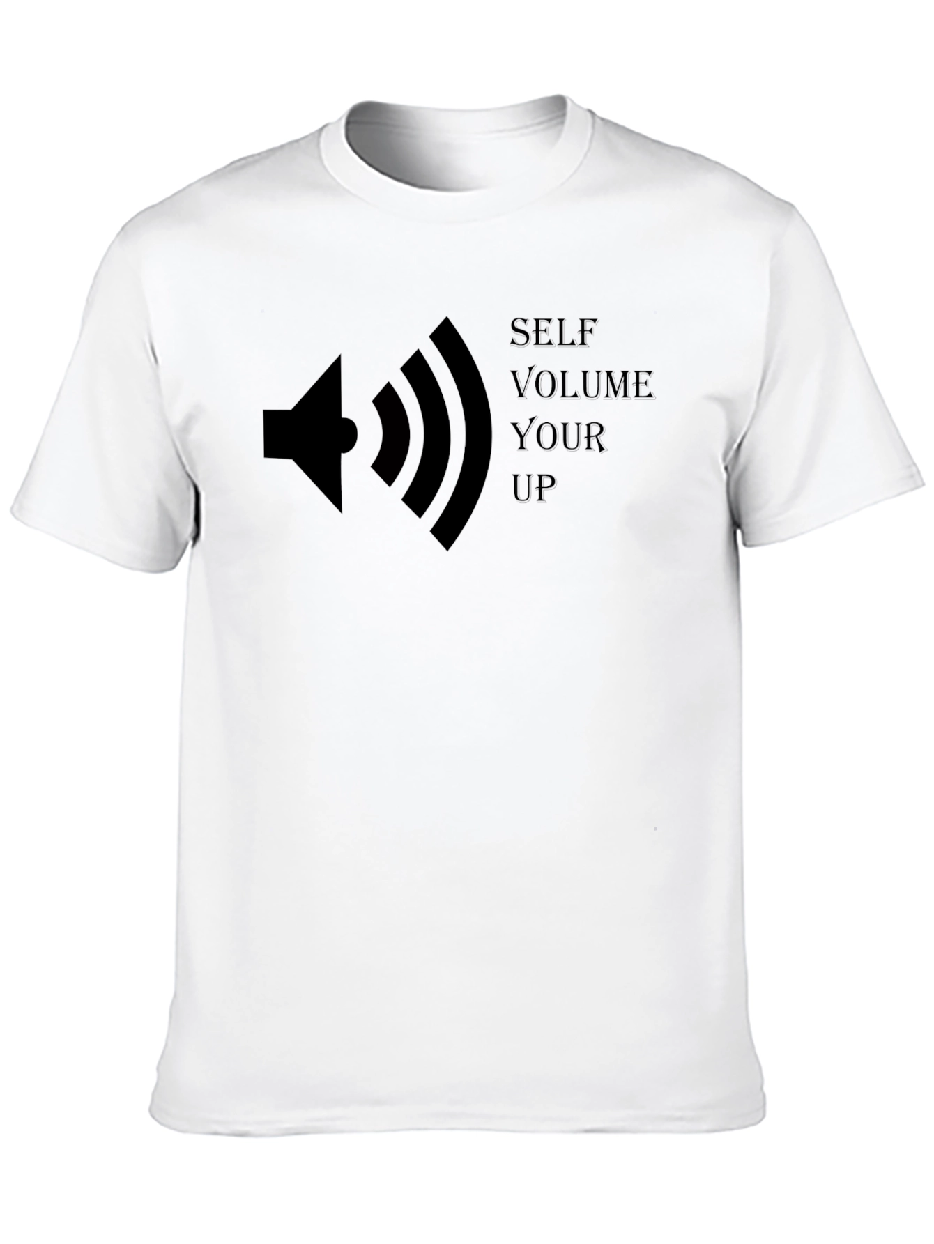Black Self Volume Up Graphic Tee - Black T-Shirt view 10