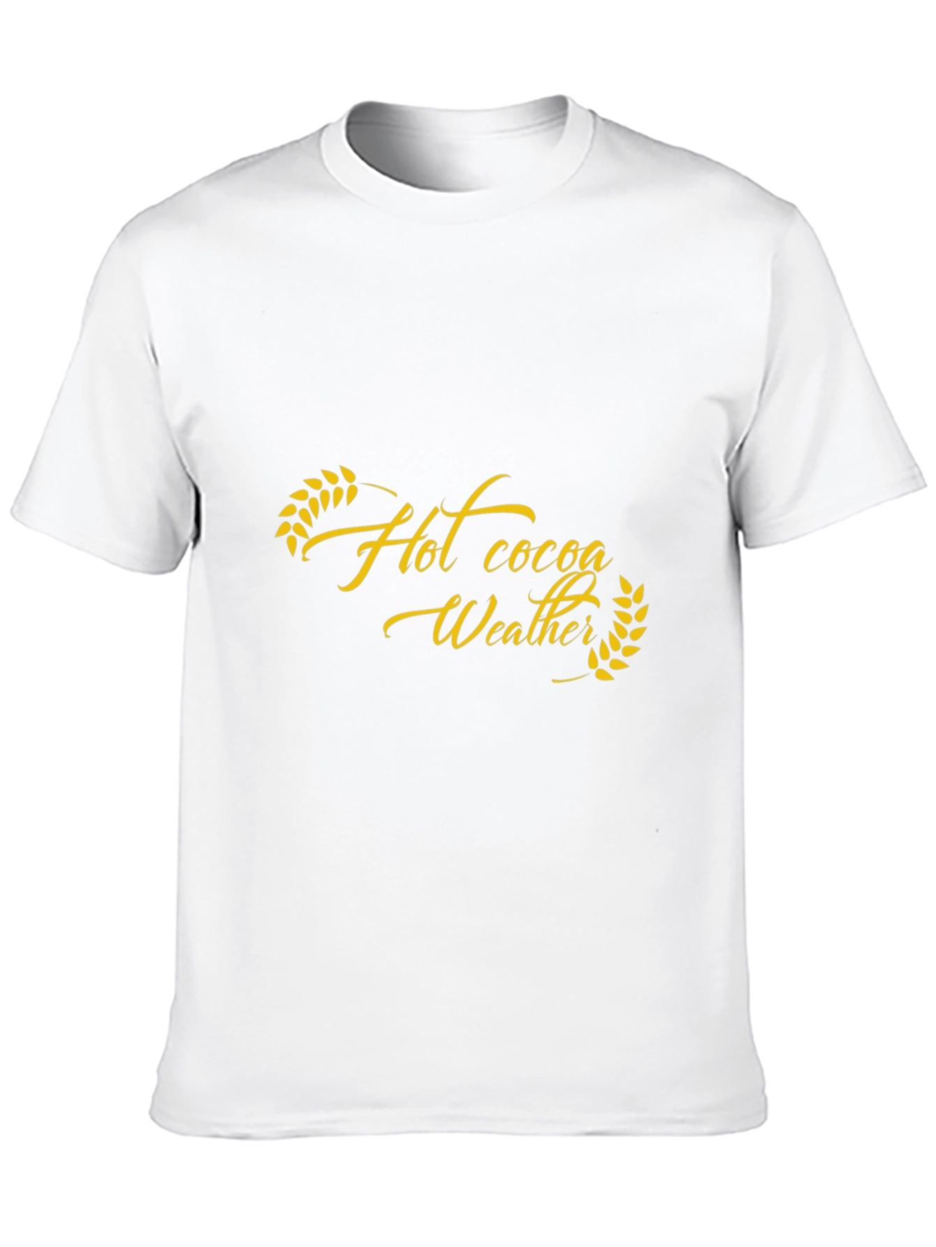 Black Hot Cocoa Weather Graphic Tee - Black view 10