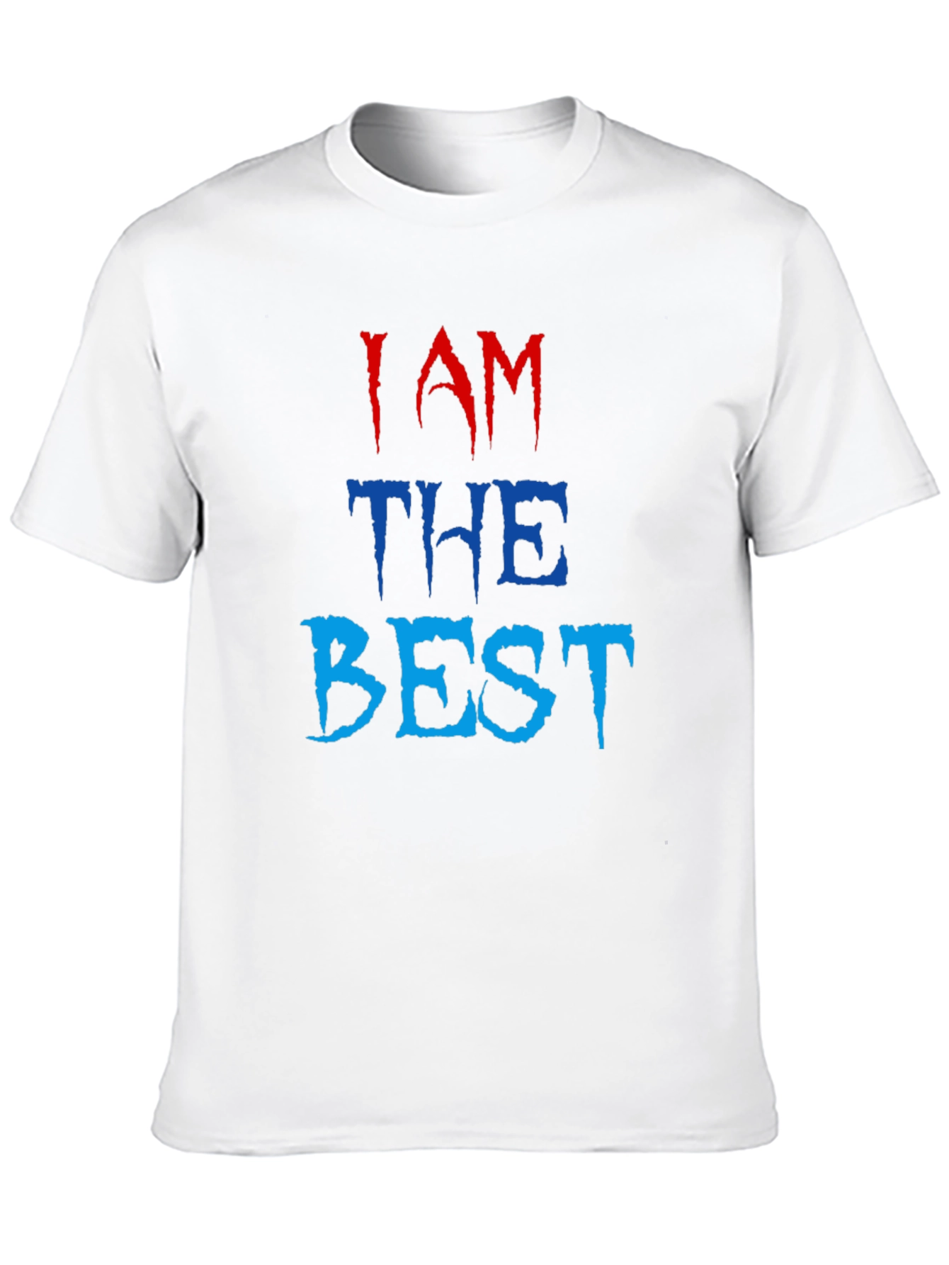 Black I AM THE BEST Graphic Tee view 10