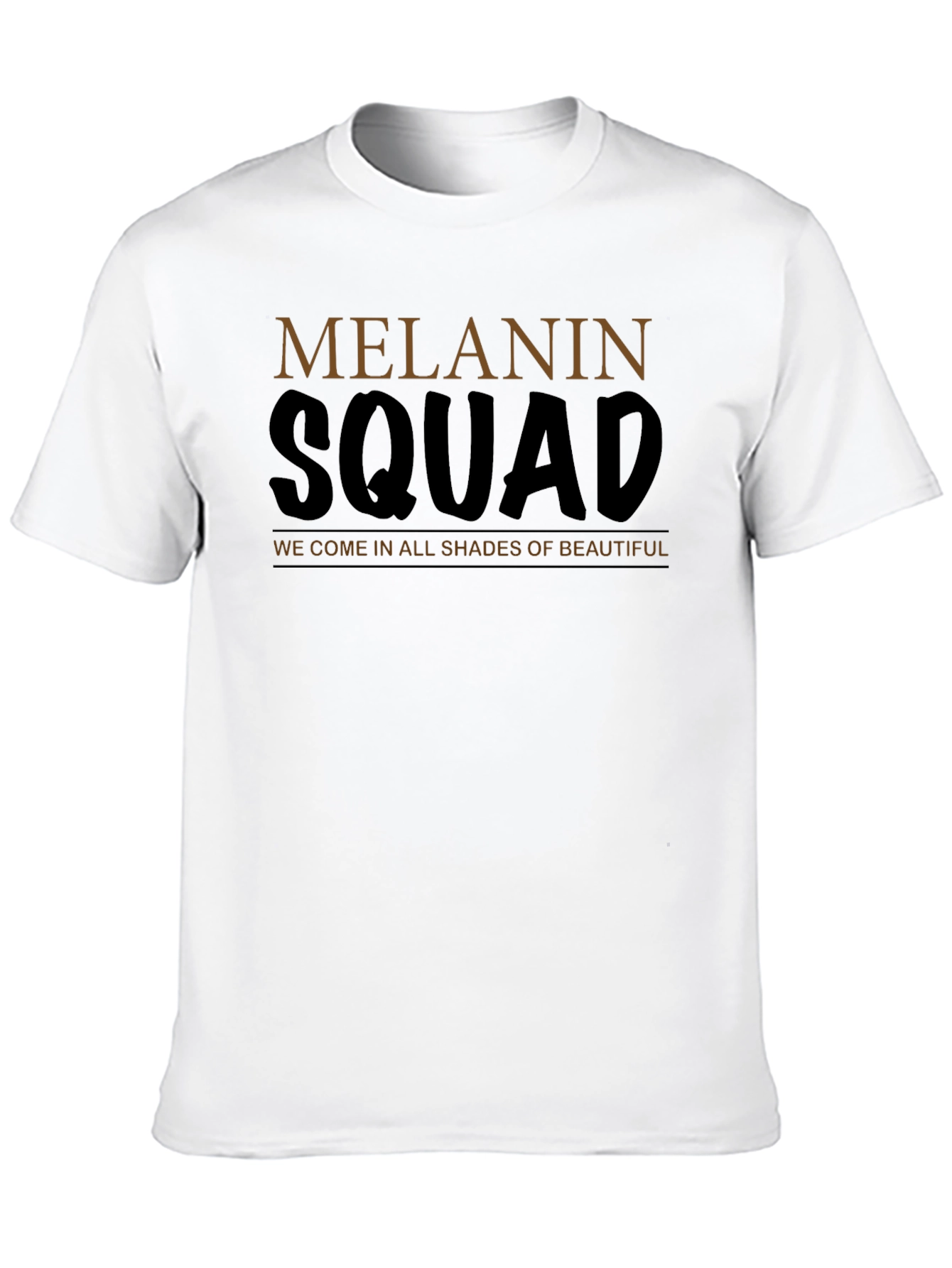Black Melanin Squad Black T-Shirt - All Shades of Beautiful view 10