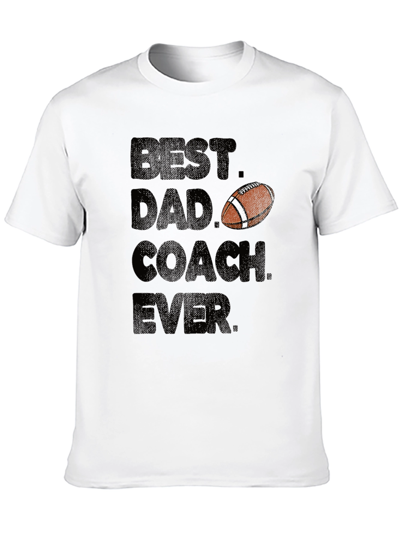 Black Best Dad Coach Ever T-Shirt view 10