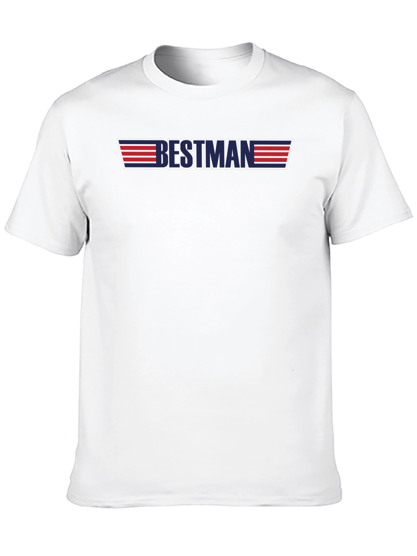 Black Retro Bestman T-Shirt - Vintage Style Wedding Party Tee view 10