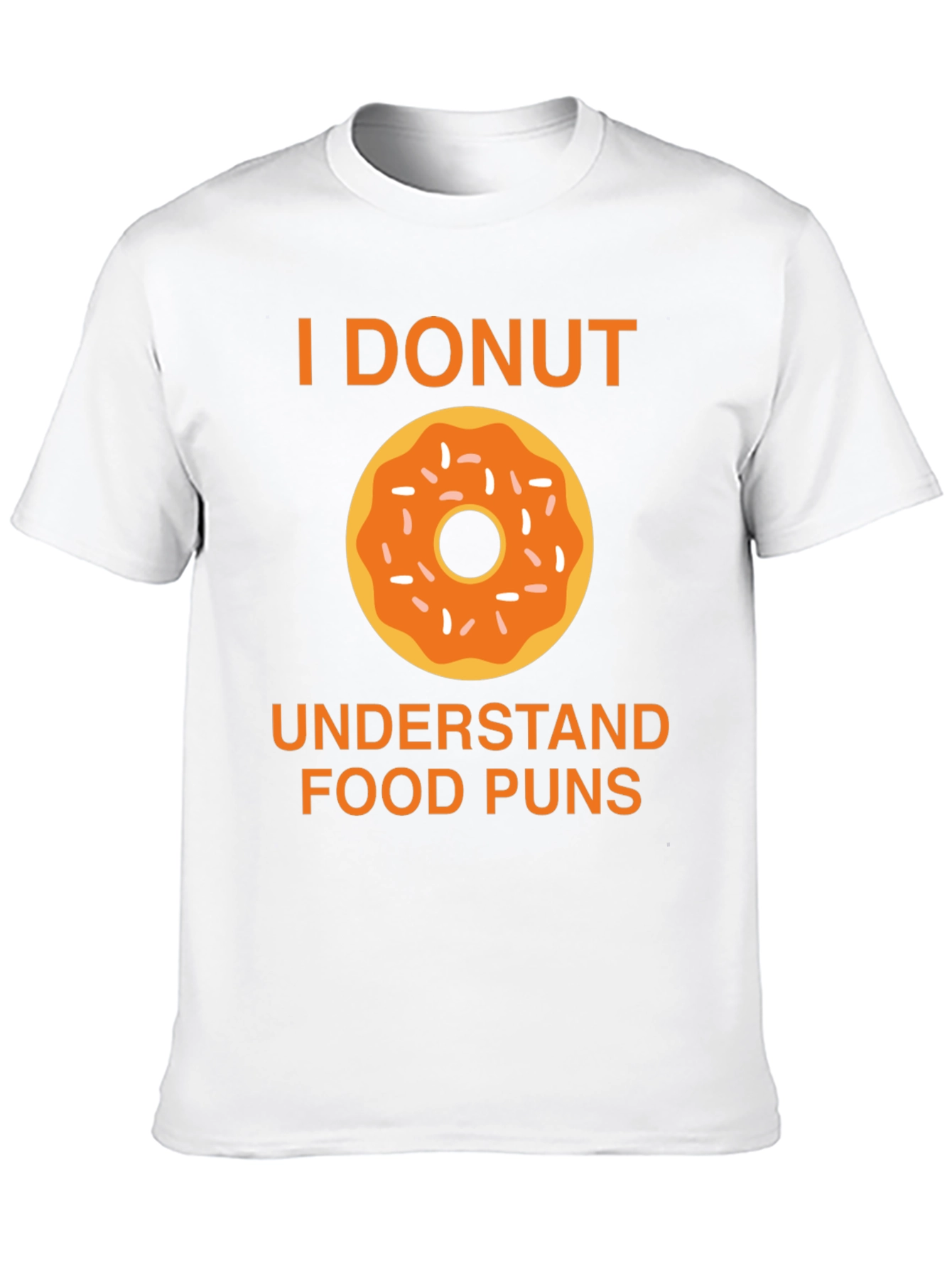 Black Funny "I Donut Understand" Graphic T-Shirt view 10