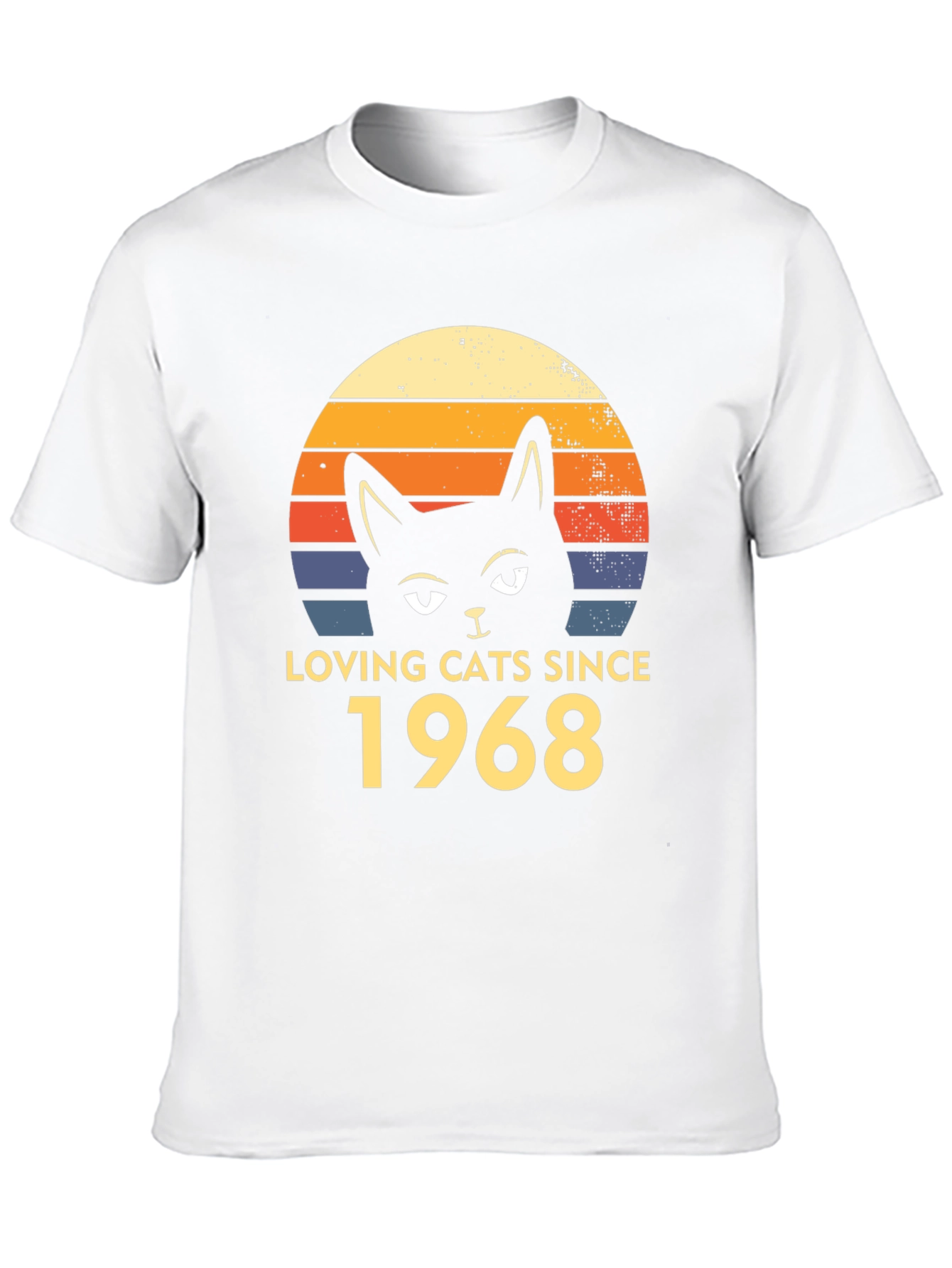 Black Loving Cats Since 1968 T-Shirt Retro Style view 10