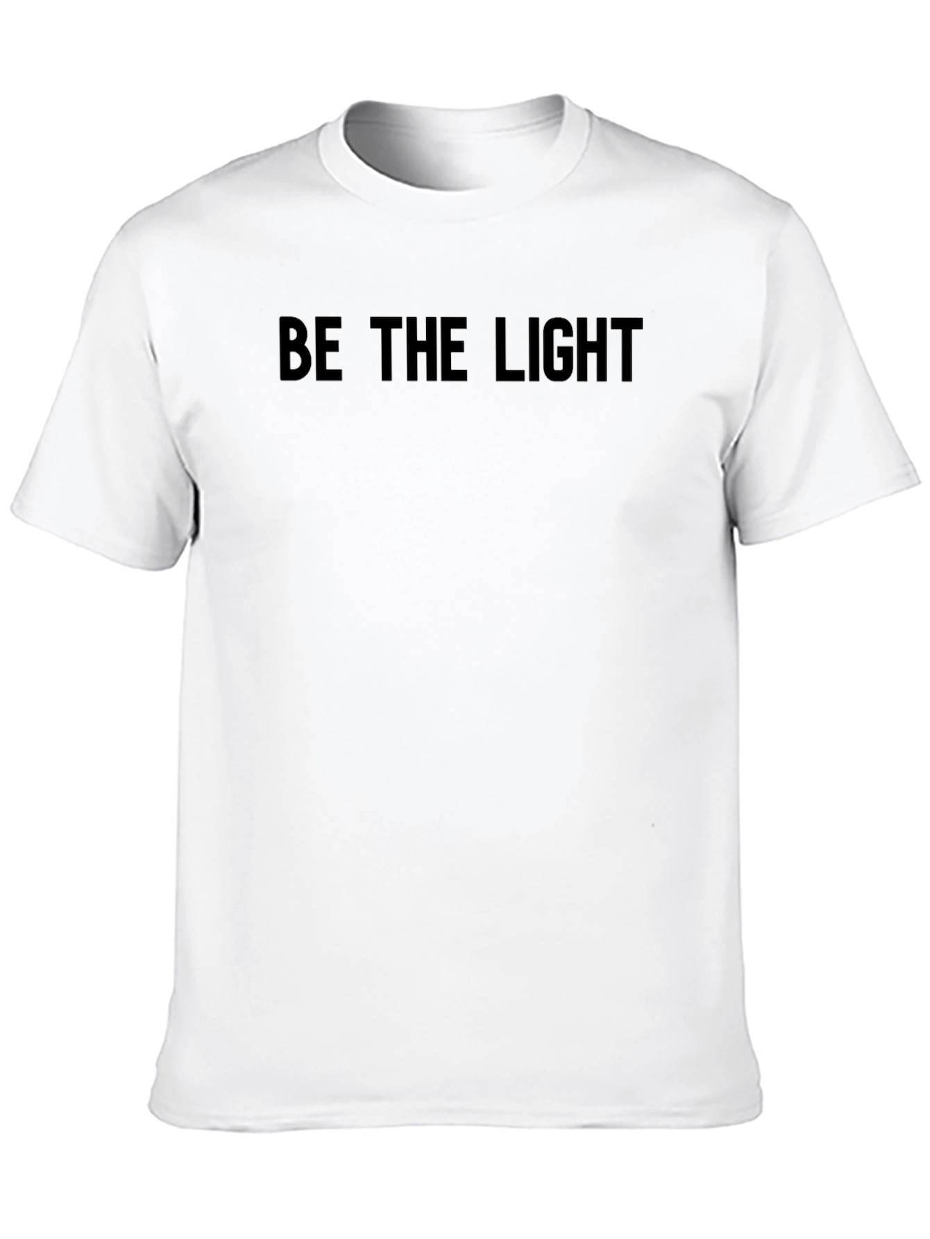 Black Be the Light Graphic Tee - Black Cotton Blend T-Shirt view 10