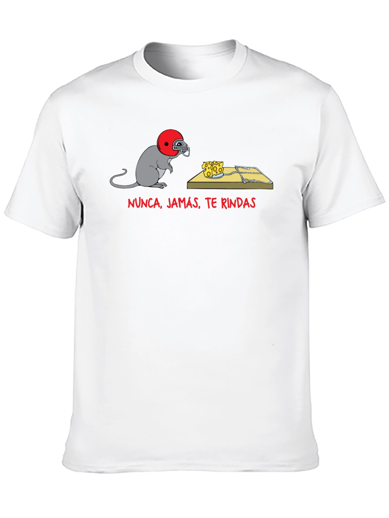 Black Motivational Never Give Up Mouse T-Shirt view 10