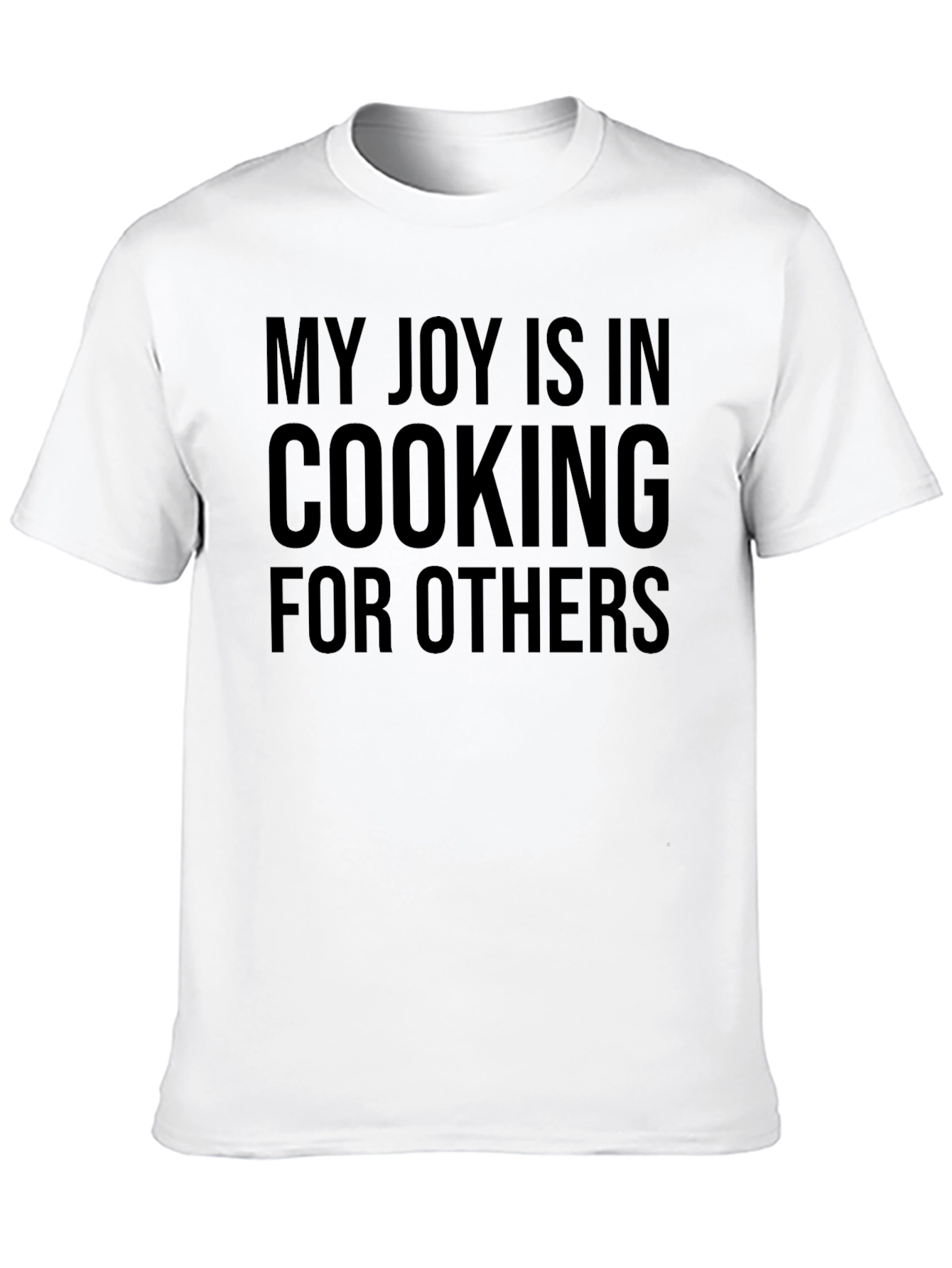 Black Cooking Joy T-Shirt - My Joy Is In Cooking For Others Black Tee view 10