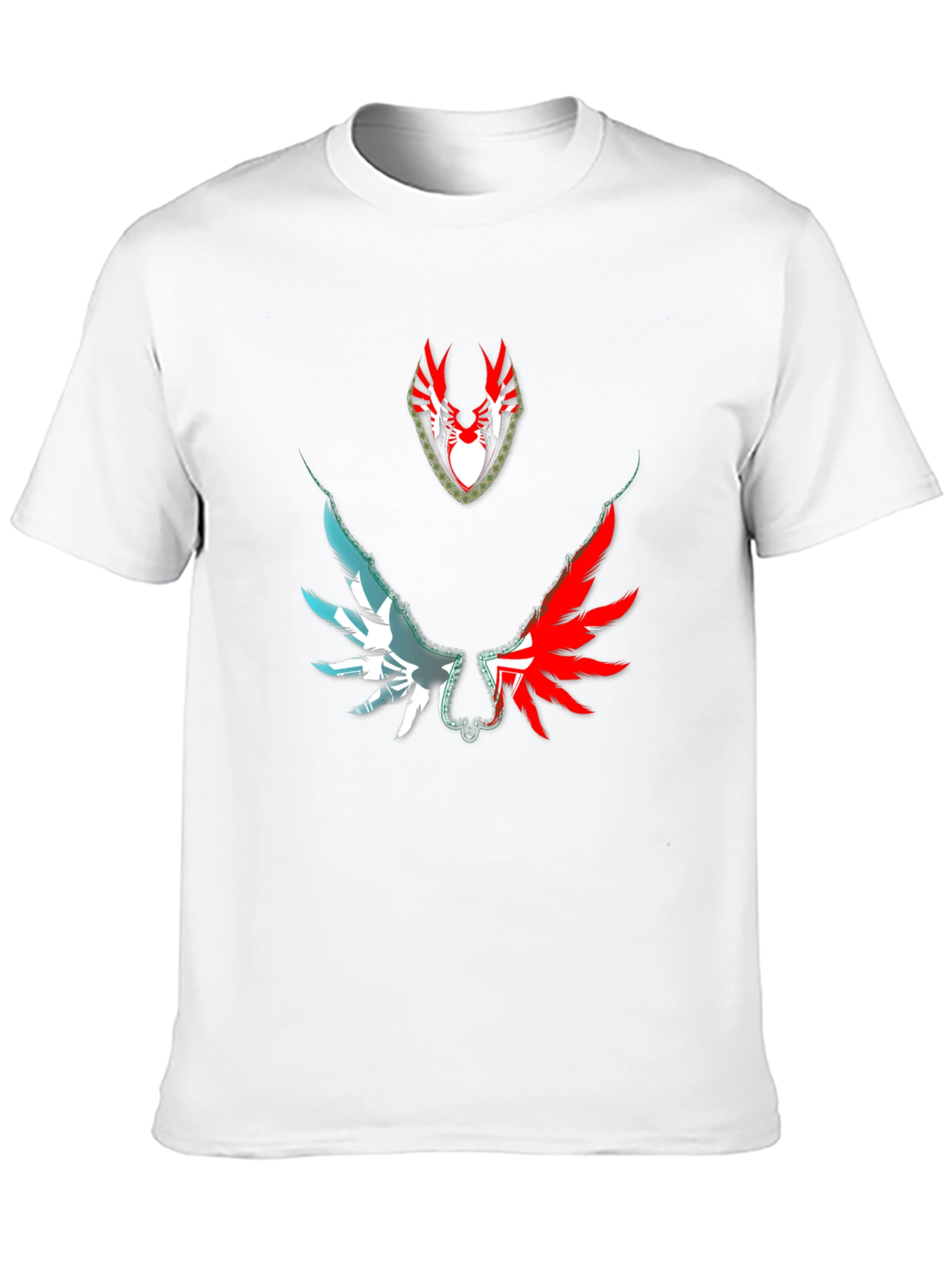 Black Winged Emblem Graphic Tee view 10