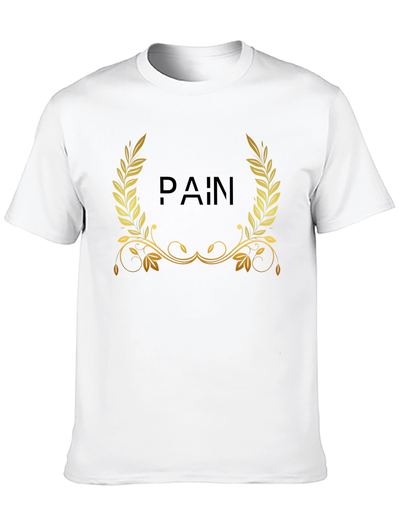 Black Pain Wreath Graphic T-Shirt - Black view 10