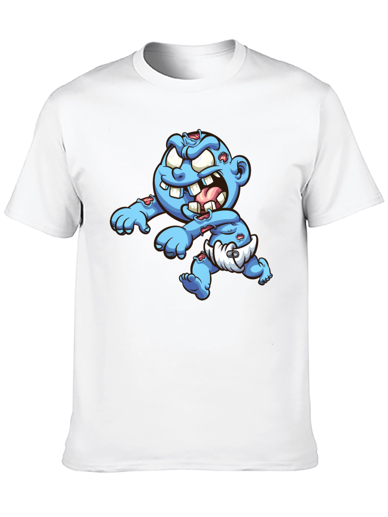 Black Zombie Baby T-Shirt - Black view 10