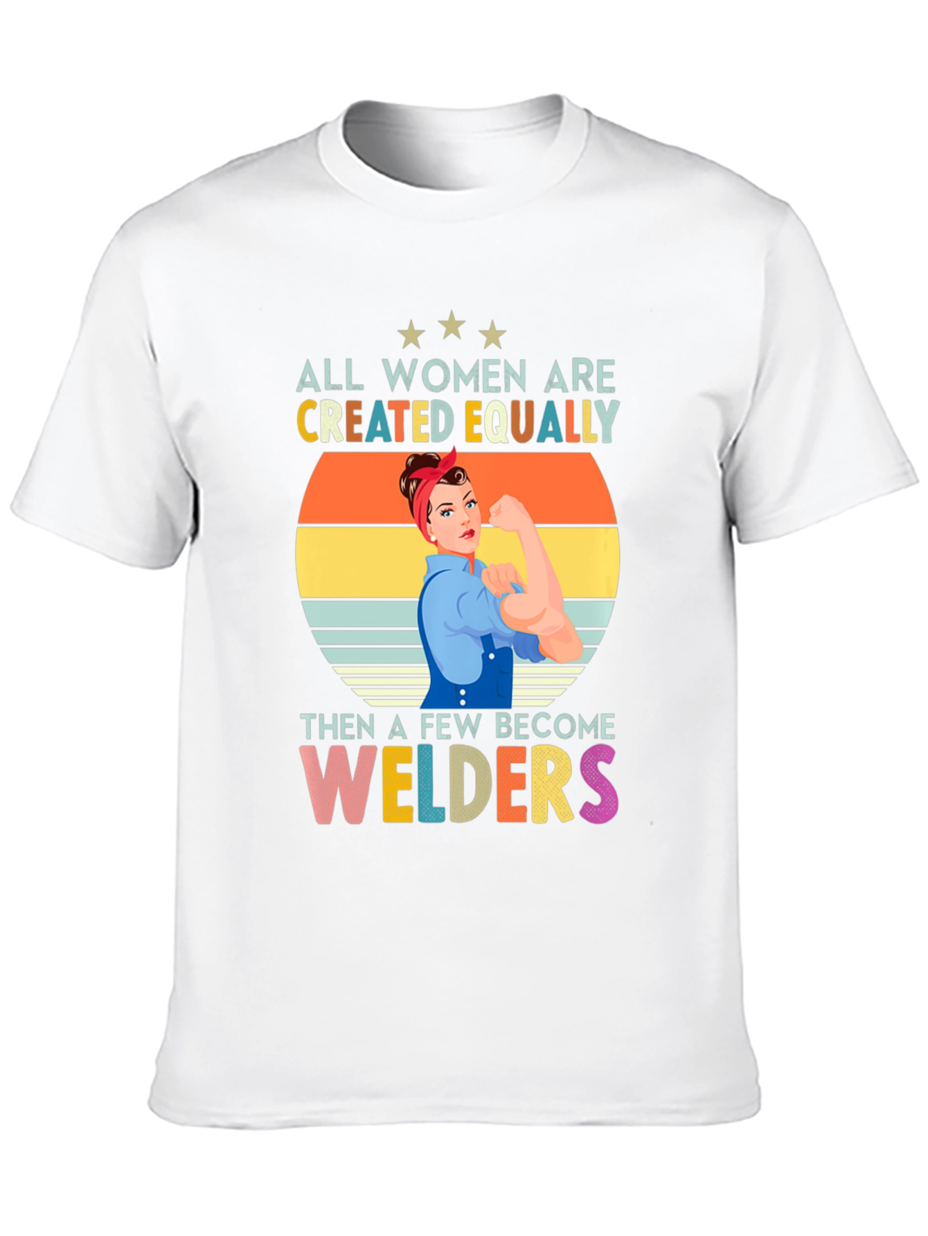 Black Empowered Women Welders T-Shirt view 10