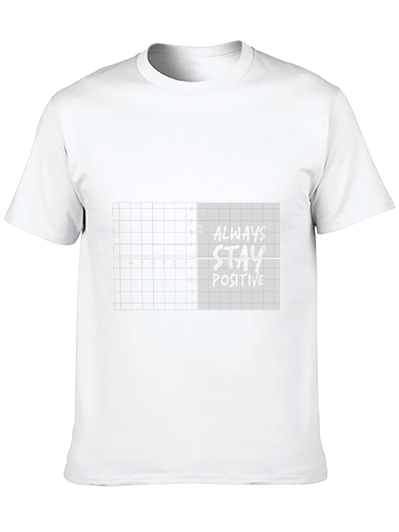 Black Stay Positive Graph T-Shirt view 10