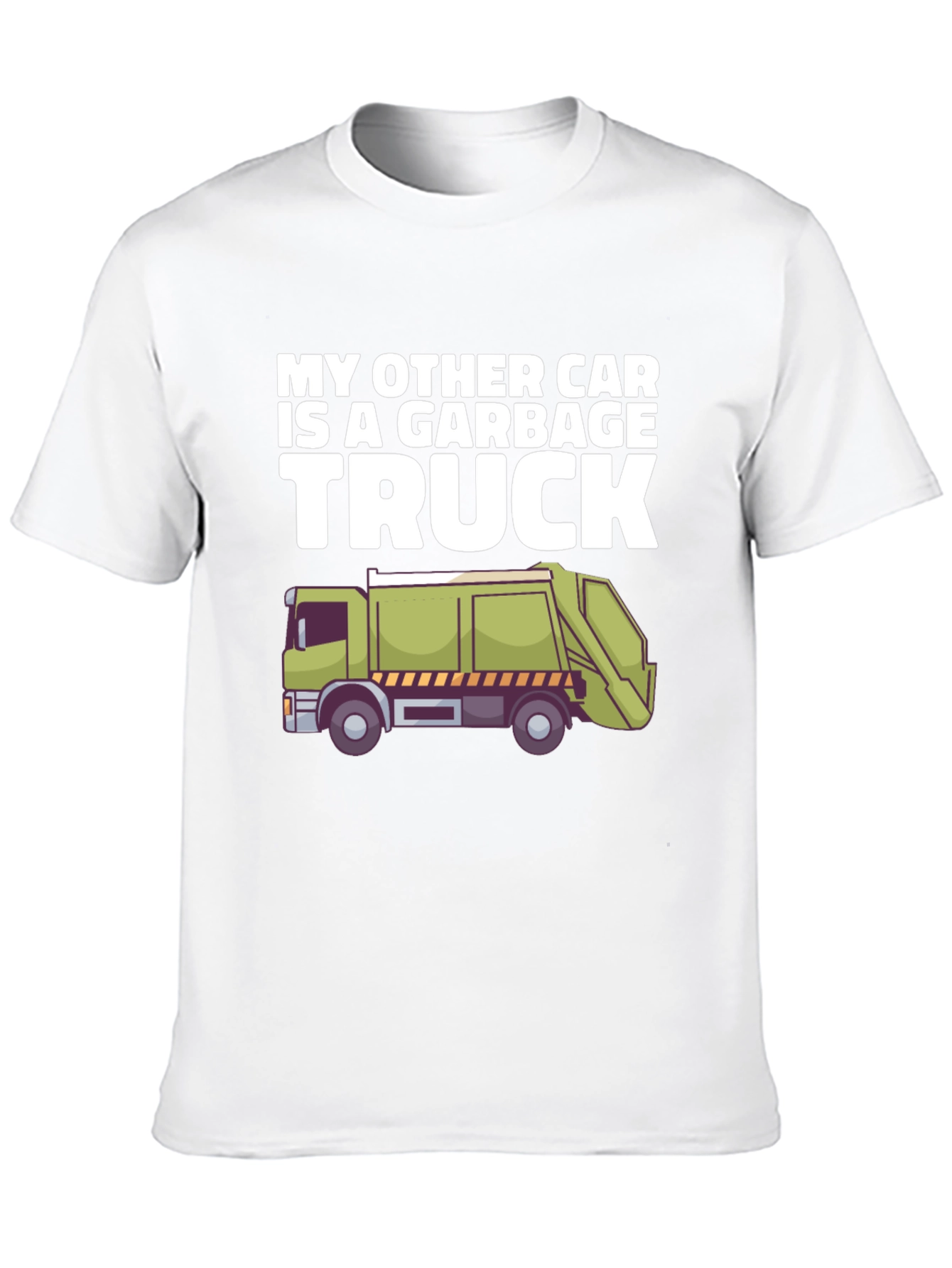 Black Garbage Truck T-Shirt - Funny Car Alternative Tee view 10
