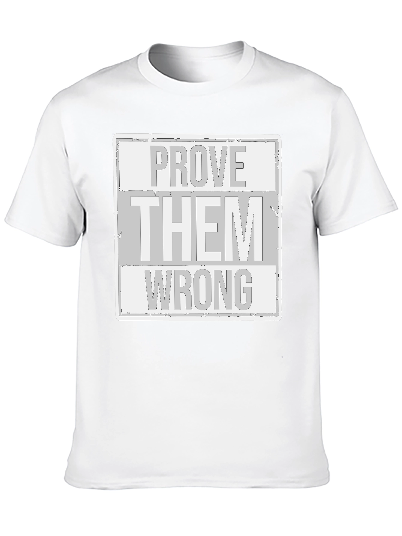 Black Prove Them Wrong Graphic Tee - Black Cotton Casual Shirt view 10