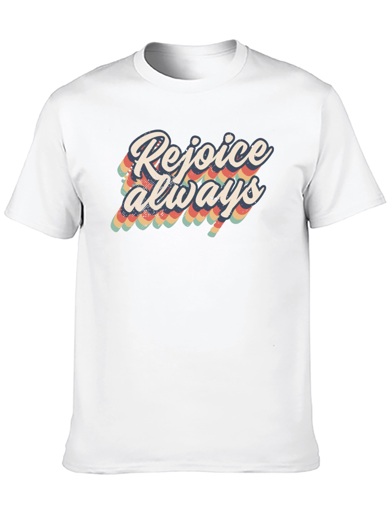 Black Rejoice Always Black Graphic Tee view 10