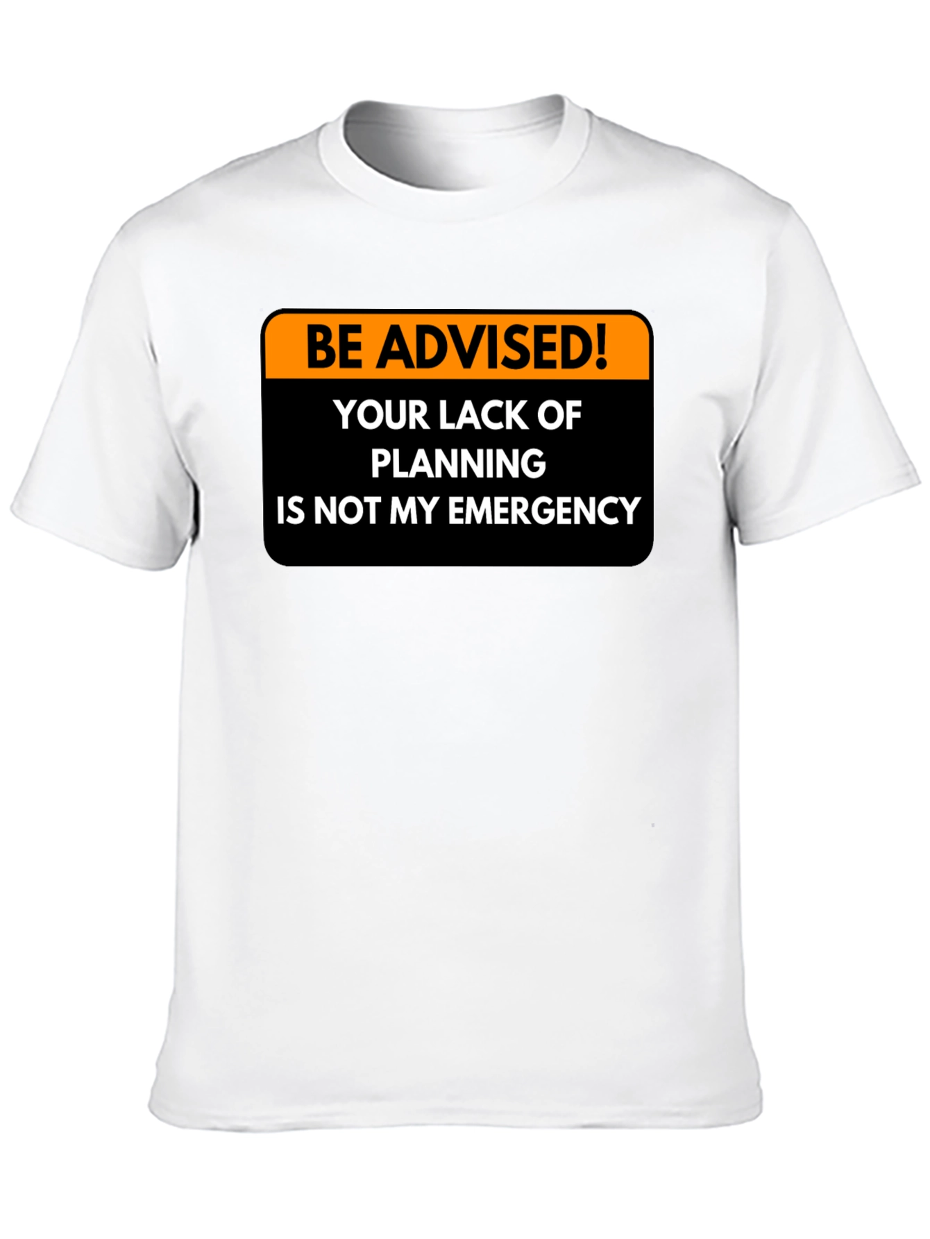 Black Be Advised T-Shirt - Planning Failure view 10